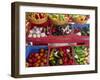 Close-Up of Vegetables for Sale on Market Stall, Playa Del Carmen, Mexico, North America-Miller John-Framed Photographic Print