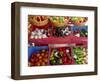 Close-Up of Vegetables for Sale on Market Stall, Playa Del Carmen, Mexico, North America-Miller John-Framed Photographic Print