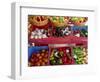 Close-Up of Vegetables for Sale on Market Stall, Playa Del Carmen, Mexico, North America-Miller John-Framed Photographic Print