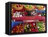 Close-Up of Vegetables for Sale on Market Stall, Playa Del Carmen, Mexico, North America-Miller John-Framed Stretched Canvas