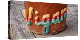 Close-up of Vigan decorative planter, Vigan, Ilocos Sur, Philippines-null-Stretched Canvas