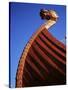 Close-Up of Viking Ship Used as a Charter Boat, Aker Brygge, Oslo, Norway, Scandinavia-Kim Hart-Stretched Canvas