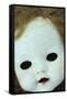 Close Up of White Face of 1950S Doll-Den Reader-Framed Stretched Canvas