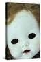 Close Up of White Face of 1950S Doll-Den Reader-Stretched Canvas