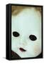Close Up of White Face of 1950S Doll-Den Reader-Framed Stretched Canvas