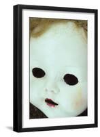 Close Up of White Face of 1950S Doll-Den Reader-Framed Photographic Print