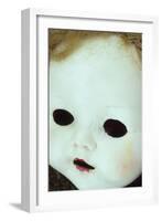 Close Up of White Face of 1950S Doll-Den Reader-Framed Photographic Print