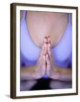 Close-up of Woman Doing Yoga-Elisa Cicinelli-Framed Premium Photographic Print