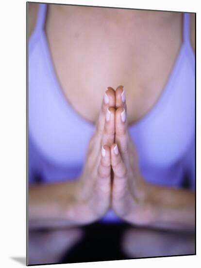 Close-up of Woman Doing Yoga-Elisa Cicinelli-Mounted Premium Photographic Print