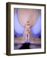 Close-up of Woman Doing Yoga-Elisa Cicinelli-Framed Photographic Print