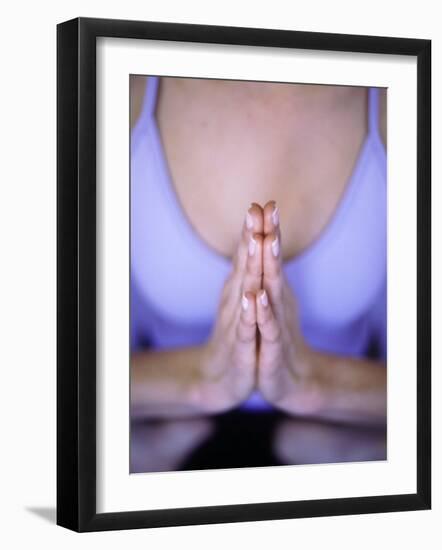 Close-up of Woman Doing Yoga-Elisa Cicinelli-Framed Photographic Print