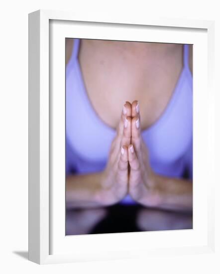 Close-up of Woman Doing Yoga-Elisa Cicinelli-Framed Photographic Print