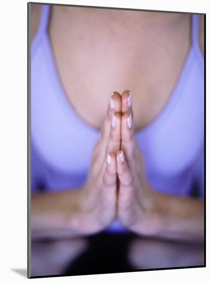 Close-up of Woman Doing Yoga-Elisa Cicinelli-Mounted Photographic Print