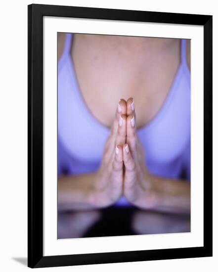 Close-up of Woman Doing Yoga-Elisa Cicinelli-Framed Photographic Print