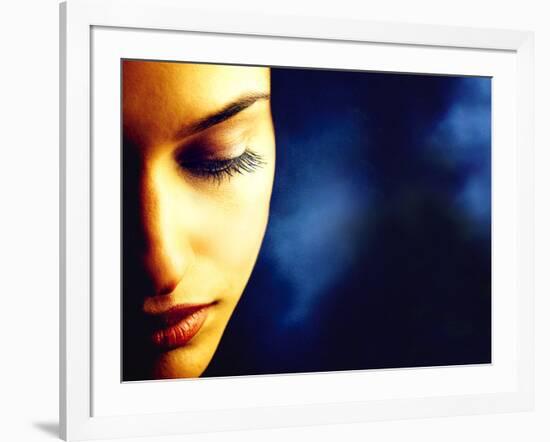 Close-up of Woman's Face-null-Framed Photographic Print