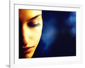 Close-up of Woman's Face-null-Framed Photographic Print