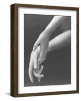 Close Up of Woman's Graceful Hands-Emil Otto Hoppé-Framed Photographic Print