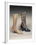 Close Up of Women's Boots in Use in 1800s-null-Framed Giclee Print