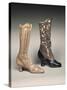 Close Up of Women's Boots in Use in 1800s-null-Stretched Canvas