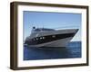 Close up of Yacht Moored in Sea against Clear Blue Sky-Nosnibor137-Framed Photographic Print