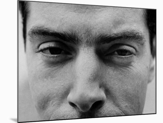 Close Up of "Yankee Clipper" Joe DiMaggio's Eyes and Nose-Ralph Morse-Mounted Premium Photographic Print