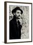 Close Up of Young Male Figure Wearing Black Jacket and Hat with Beard-Torsten Richter-Framed Photographic Print