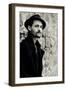 Close Up of Young Male Figure Wearing Black Jacket and Hat with Beard-Torsten Richter-Framed Photographic Print