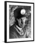 Close Up of Young Mining Foreman of English Descent in Tunnel of the Powderly Anthracite Coal Mine-Margaret Bourke-White-Framed Photographic Print