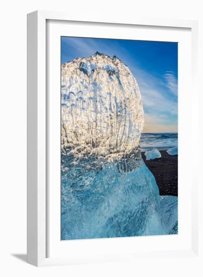 Close Up on Ice. Ice Formations Come from the Jokulsarlon Glacial Lagoon-null-Framed Photographic Print