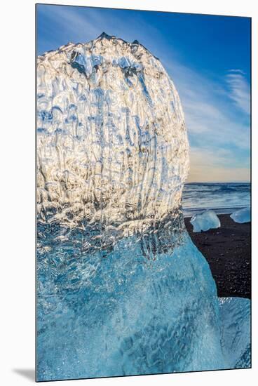 Close Up on Ice. Ice Formations Come from the Jokulsarlon Glacial Lagoon-null-Mounted Premium Photographic Print