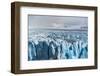 Close up on the ice of Perito Moreno glacier, Los Glaciares National Park, Santa Cruz, Argentina-francesco vaninetti-Framed Photographic Print