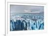 Close up on the ice of Perito Moreno glacier, Los Glaciares National Park, Santa Cruz, Argentina-francesco vaninetti-Framed Photographic Print