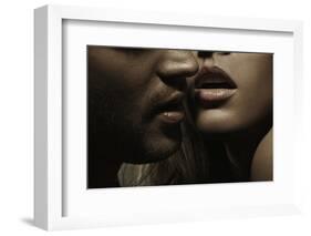 Close up Portrait of a Loving Couple-conrado-Framed Photographic Print