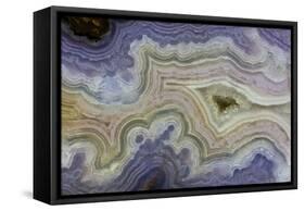 Close-Up Royal Aztec Lace Agate-Darrell Gulin-Framed Stretched Canvas