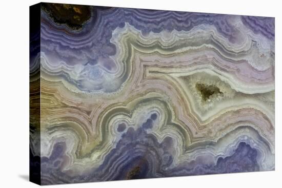 Close-Up Royal Aztec Lace Agate-Darrell Gulin-Stretched Canvas