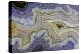 Close-Up Royal Aztec Lace Agate-Darrell Gulin-Stretched Canvas