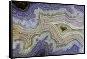 Close-Up Royal Aztec Lace Agate-Darrell Gulin-Framed Stretched Canvas