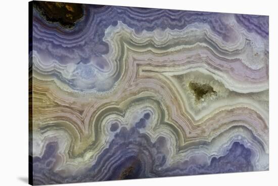 Close-Up Royal Aztec Lace Agate-Darrell Gulin-Stretched Canvas