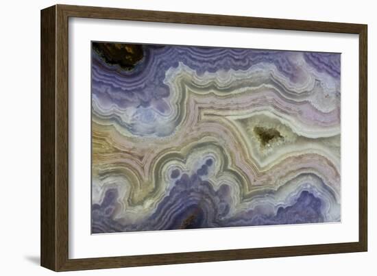 Close-Up Royal Aztec Lace Agate-Darrell Gulin-Framed Photographic Print