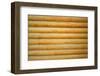 Close up Shot of Parallel Wooden Logs Background-TEA-Framed Photographic Print