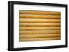 Close up Shot of Parallel Wooden Logs Background-TEA-Framed Photographic Print