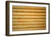 Close up Shot of Parallel Wooden Logs Background-TEA-Framed Photographic Print