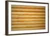 Close up Shot of Parallel Wooden Logs Background-TEA-Framed Photographic Print