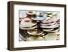 Close-Up Side of Thai Baht Coins-finallast-Framed Photographic Print