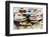 Close-Up Side of Thai Baht Coins-finallast-Framed Photographic Print