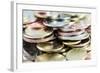 Close-Up Side of Thai Baht Coins-finallast-Framed Photographic Print