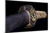 Close-Up View of 19th Century Samurai Sword-null-Mounted Photographic Print