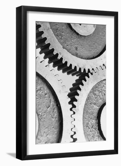 Close up View of Gears-Philip Gendreau-Framed Premium Photographic Print