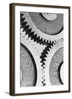 Close up View of Gears-Philip Gendreau-Framed Photographic Print