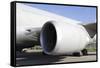 Close-Up View of the Jet Engine on an Italian Air Force Kc-767A Tanker-null-Framed Stretched Canvas